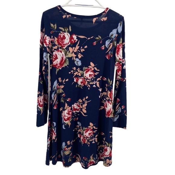 Popyoung | Women’s Floral Long Sleeve Midi Dress | Small | - Picture 5 of 12